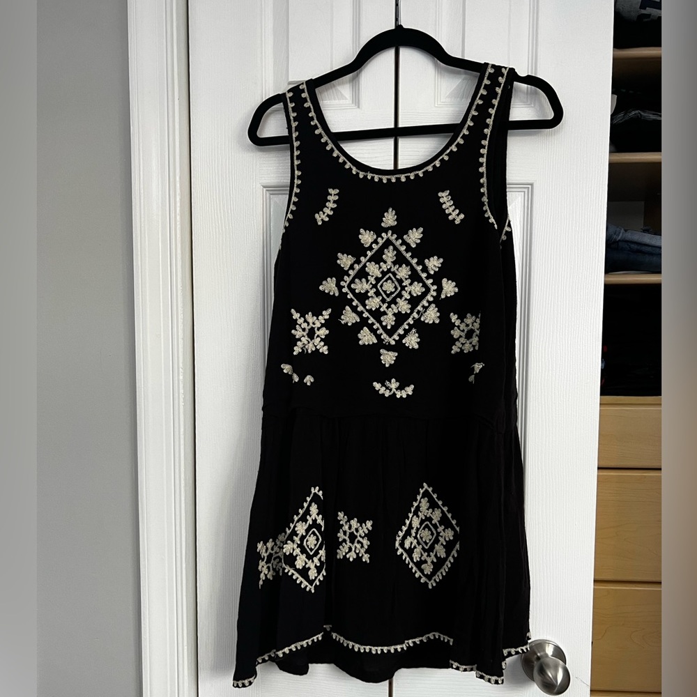 Boho cut out dress